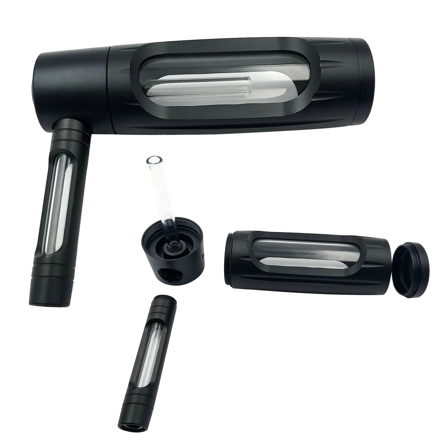 New Metal Popular Bottle Water Pipe Portable Mini Hookah Shisha Tobacco Smoking Pipes Gift of Health Metal Tube Filter