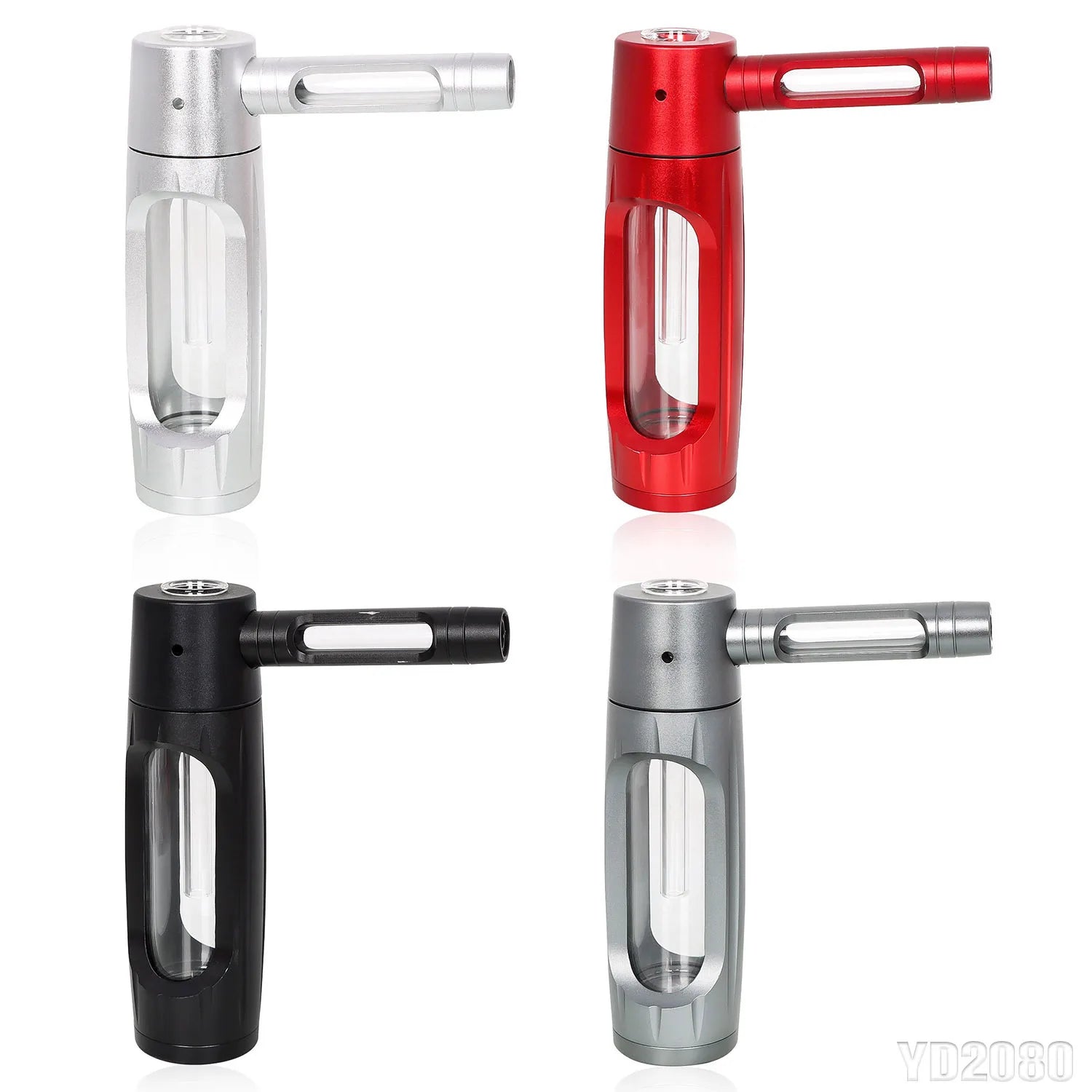 New Metal Popular Bottle Water Pipe Portable Mini Hookah Shisha Tobacco Smoking Pipes Gift of Health Metal Tube Filter