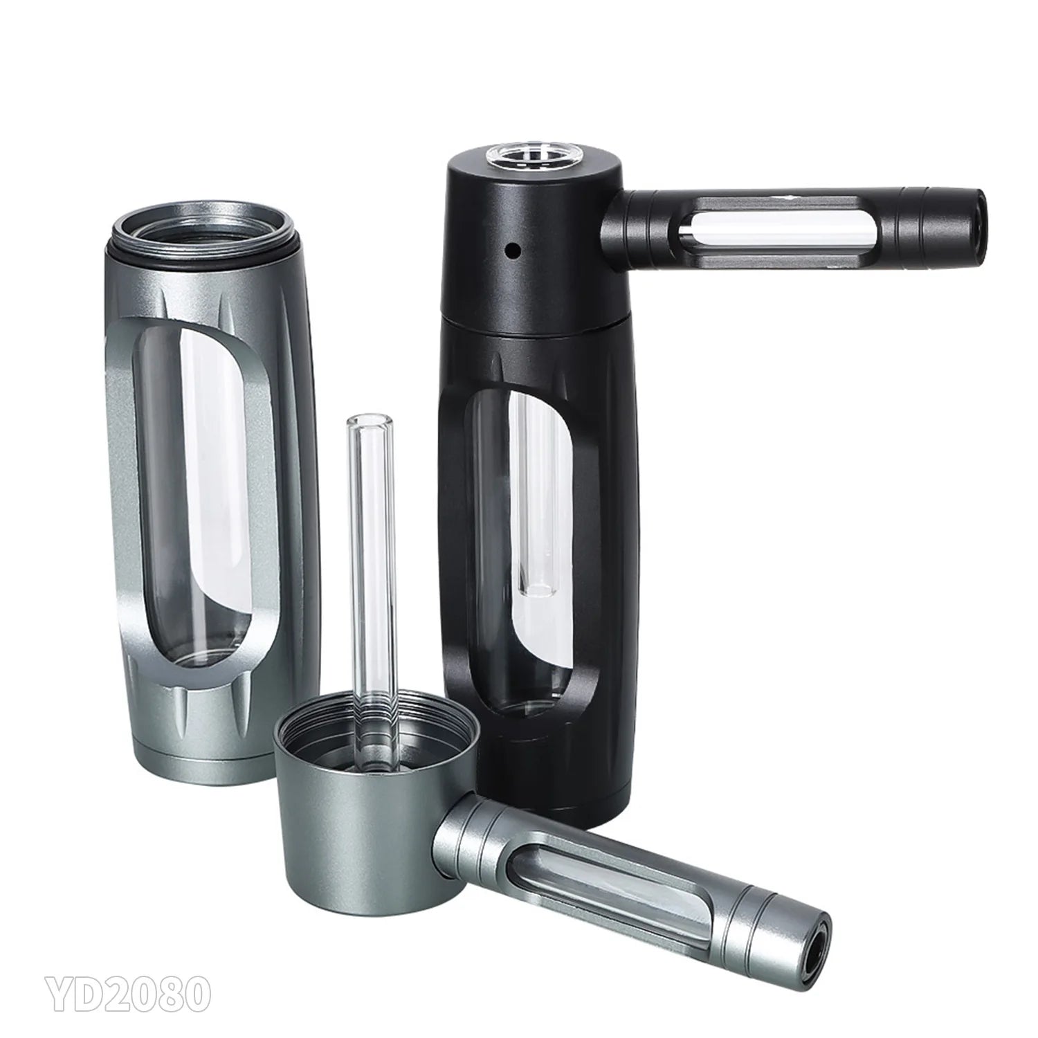 New Metal Popular Bottle Water Pipe Portable Mini Hookah Shisha Tobacco Smoking Pipes Gift of Health Metal Tube Filter