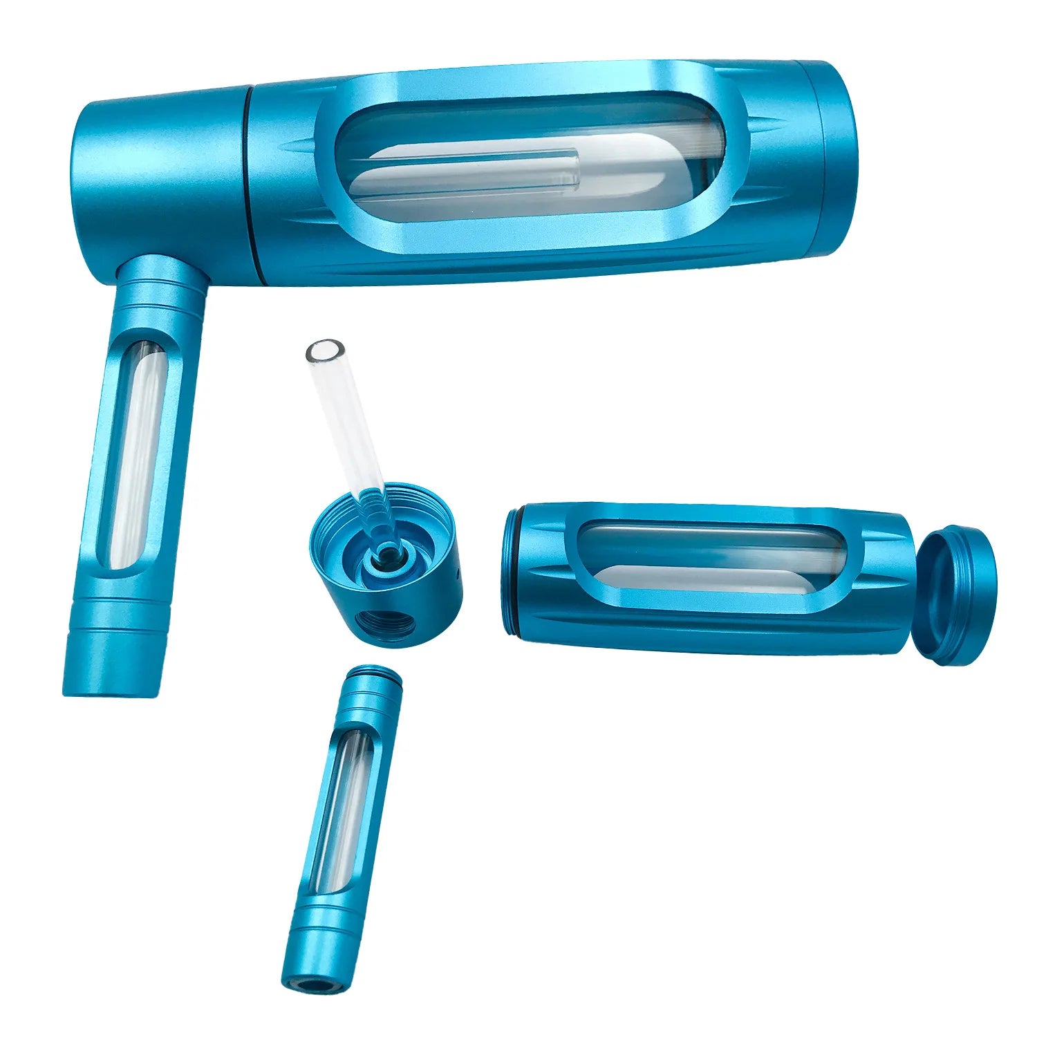 New Metal Popular Bottle Water Pipe Portable Mini Hookah Shisha Tobacco Smoking Pipes Gift of Health Metal Tube Filter