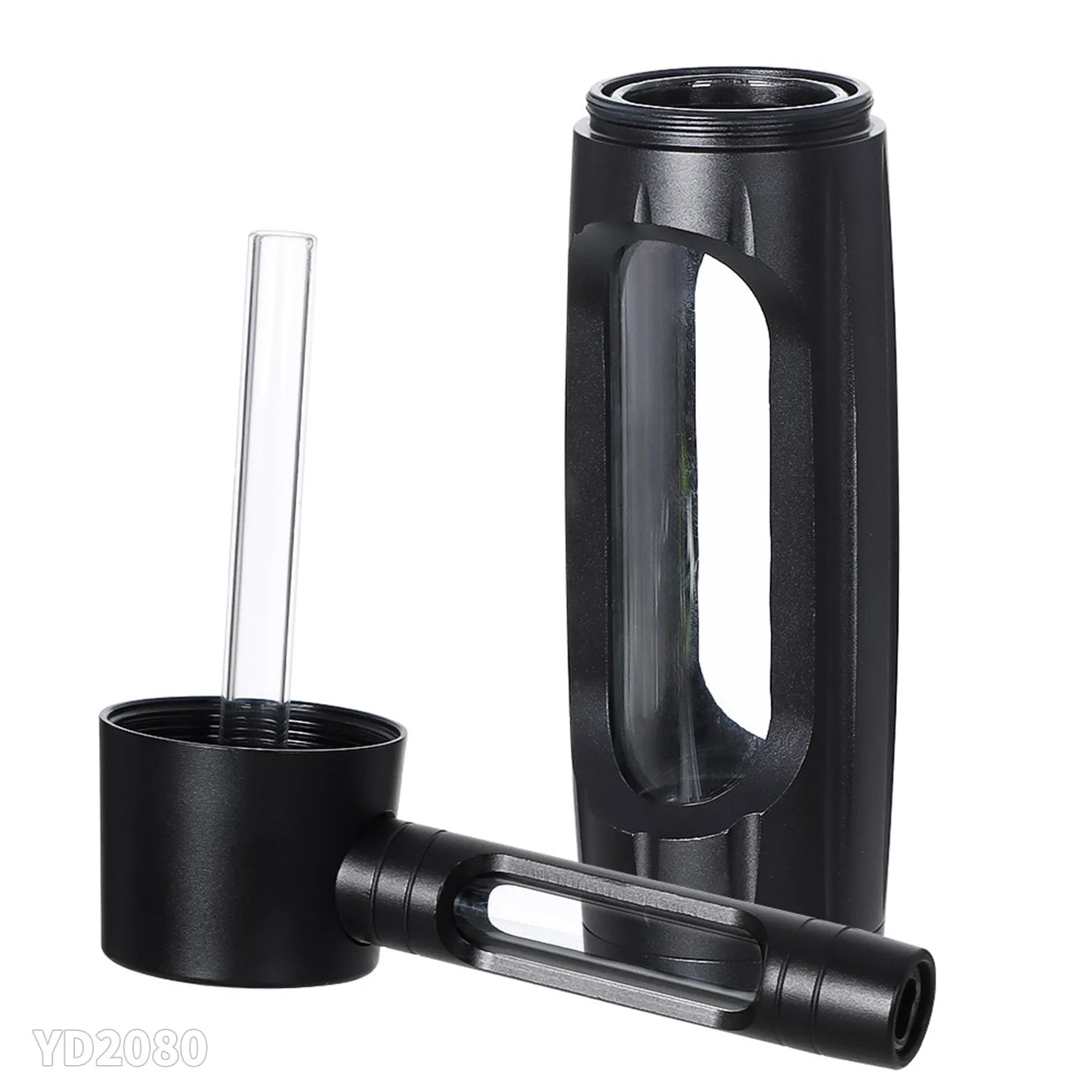 New Metal Popular Bottle Water Pipe Portable Mini Hookah Shisha Tobacco Smoking Pipes Gift of Health Metal Tube Filter