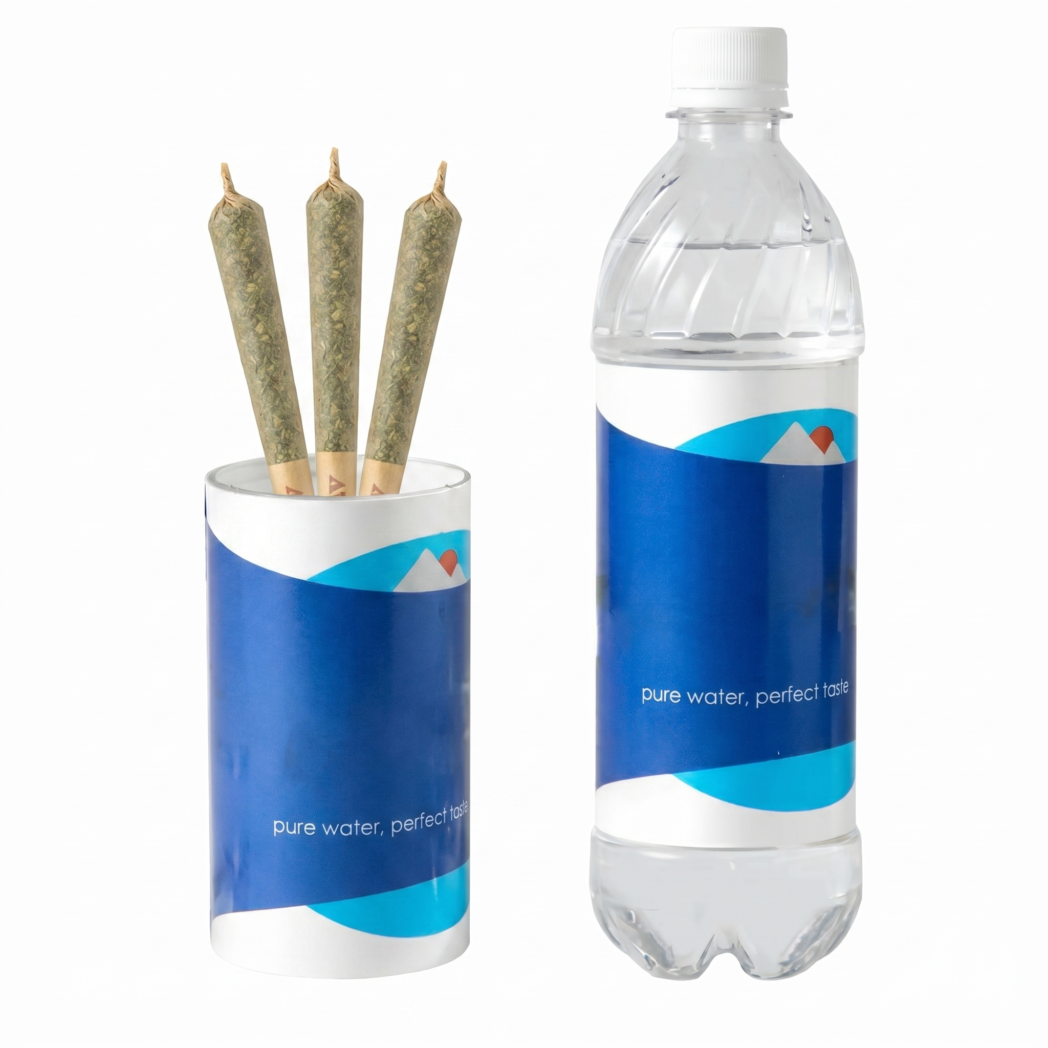 Water Bottle Hidden Stash Safe Container
